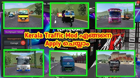 How to download Kerala Traffic Mod in Bus simulator Indonesia 📍Malayalam 📍 detailed video