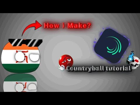 Countryball tutorial video|| How to make countryball alight motion || ib:@Wahyu1039Official