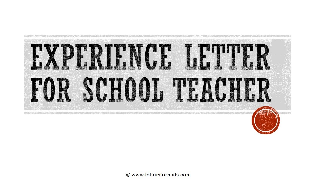 How Do I Write Teaching Experience?