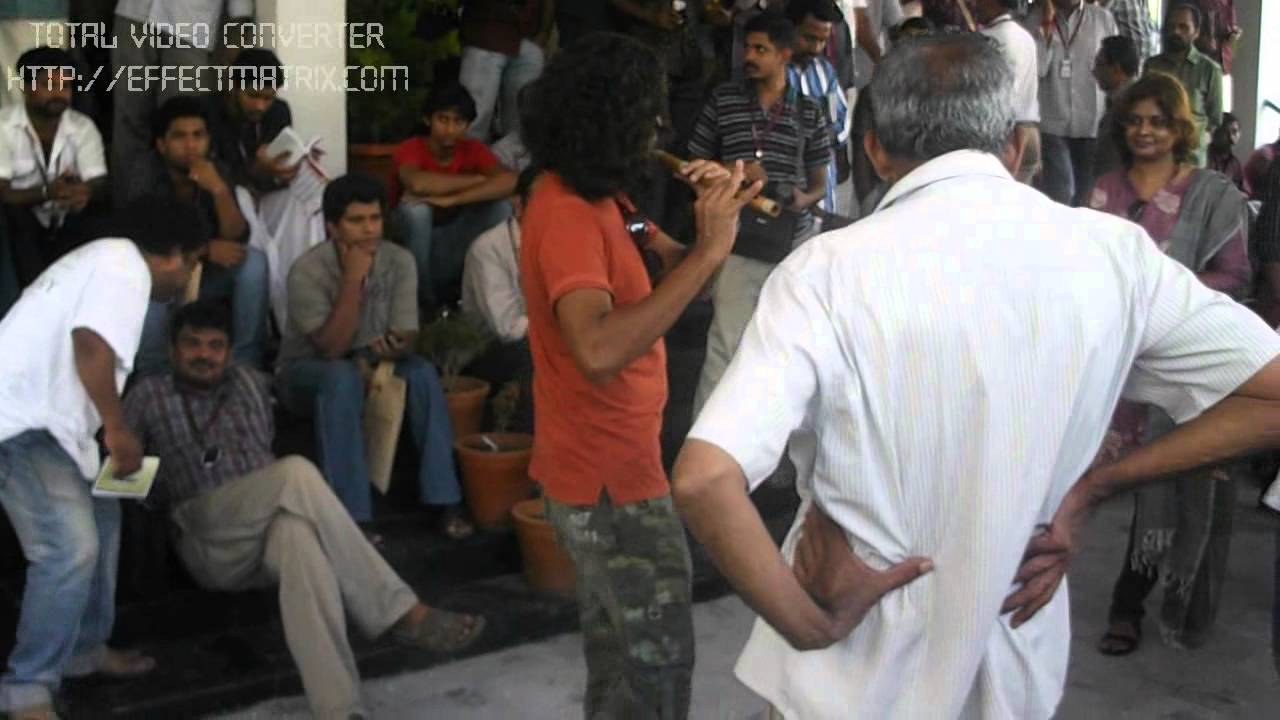 NICE FLUTE DURING 17TH IFFK IN FRONT OF KAIRALI THEATRE
