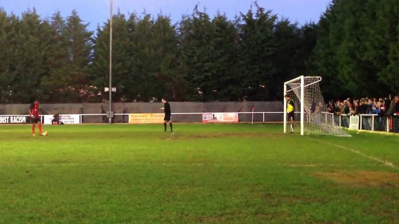 Kettering Town. Dubi Ogbonna 2nd and 3rd Penalty.