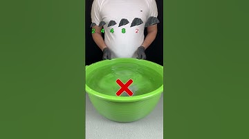 PROBEER TE RADEN HOEVEEL TISSUE-PAPIER ER NODIG WAS! #asmr #voldoening #experiment #waterexperime...