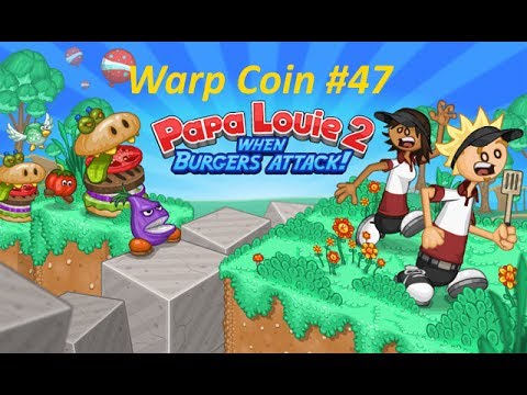 Papa Louie 2: When Burgers Attack! - Warp Coin #47 - Level 8: Find 5 Radish Coins