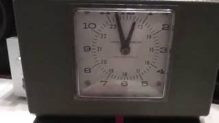 Lathem Time Clock and Hanhart Stopwatch