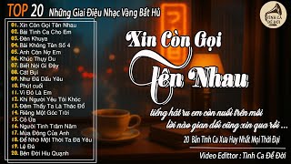 Xin Còn Gọi Tên Nhau-  Tình Khúc Phòng Trà Hay Nhất I Tuyển Chọn Những Bản Tình Ca Xưa Hay nhất