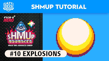 Making an Advanced Shmup #10 - Explosions - Pico-8 Hero