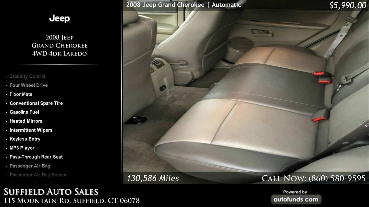 Used 2008 Jeep Grand Cherokee Suffield Auto Sales, Suffield, CT