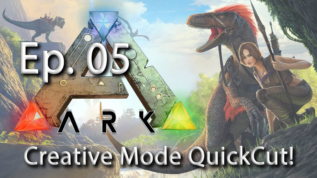 Ark: Survival Evolved - Ep. 5 - Epic Base Build - Creative Mode QuickCut