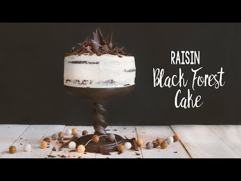 Raisin Black Forest Cake