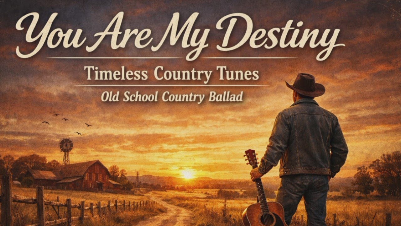 You Are My Destiny - Timeless Country Tunes | Old School Country Ballad | Lyrics video 