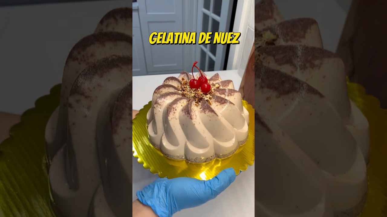 Gelatina de Nuez#gelatinacremosa #jello#dessert#postresfaciles#delicioso#emprendimiento#foodreels