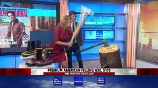 Stephanie Abrams With an Axe