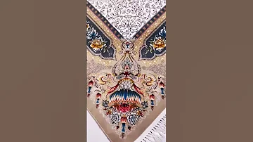 فرش فرش ماشینی چیدمان دکوراسیون منزل طرح ترانه ۷۰۰شانه اصل تراکم۲۵۵۰ زمینه فیلی 