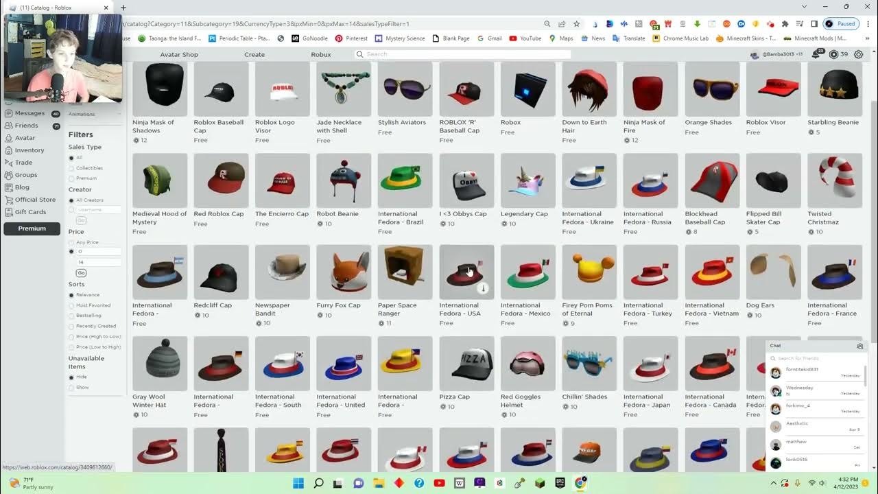 Roblox Catalog - 10 legendary items