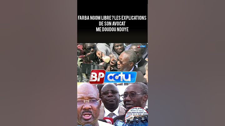 Farba Ngom libre ? Son avocat réagit #farbangom #ousmanesonko #courdescomptes #doudou