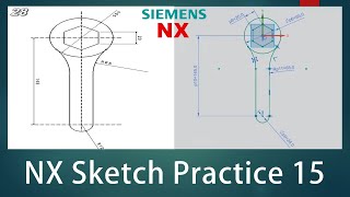 NX Sketch Practice - 15
