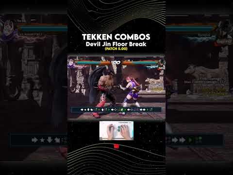 Devil Jin HIGH DAMAGE Combo 😱 #shorts #tekken7