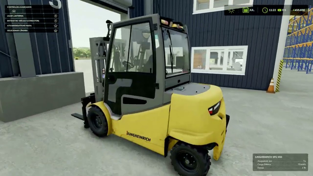 Farming Simulator 25 Idu Faraó Teste Plataforma Logística