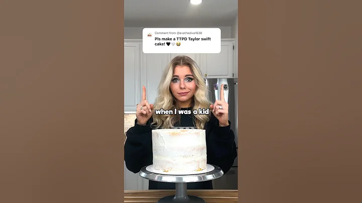 Taylor Swift TTPD Cake 🖤🤍