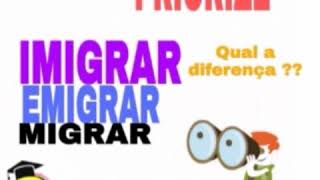 Imigrar Emigrar Migrar  Qual A Diferena