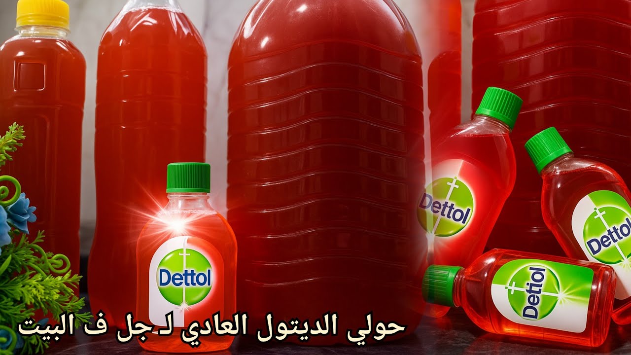 ديتول جل ‼️ بجودة السنين ‼️ منظف ومعقم الحمامات والارضيات  اقوي و ارخص 10 مرات✅️