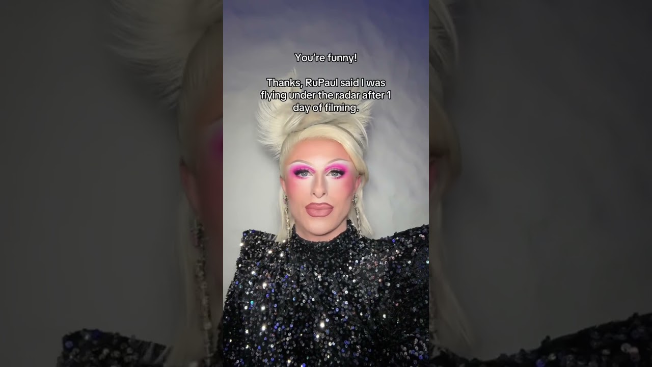 not RuPaul telling Blu Hydrangea she was flying under the radar after 1 DAY of filming 😭