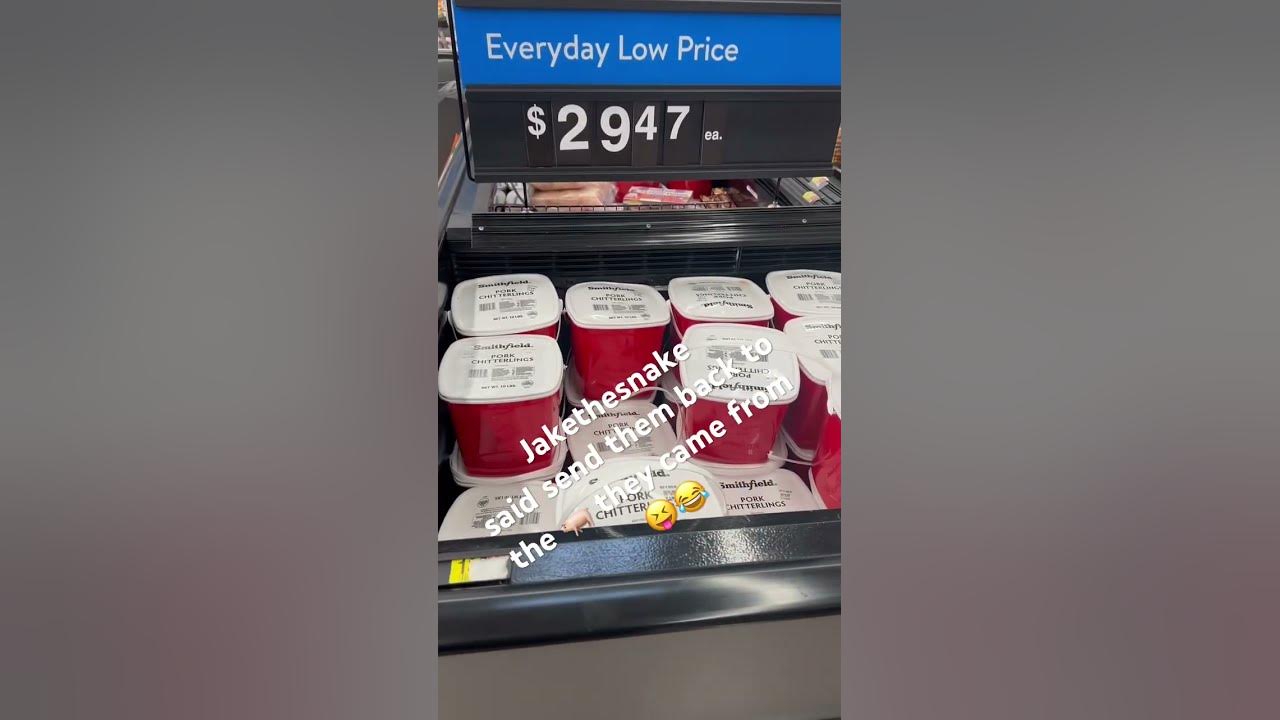 Buy chitterlings at Walmart like subscribe share shorts Chitlins 