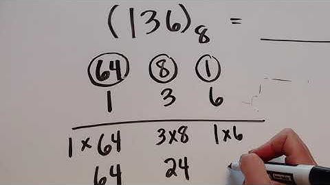 Converting from Base-8 to Base-10