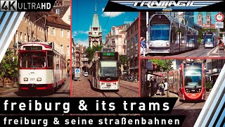 Freiburg im Breisgau & seine Straßenbahnen | 4K