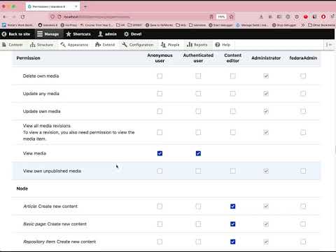 Users, Roles, and Permissions (2/12)