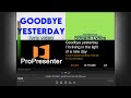 Playback "Lyric Videos" in ProPresenter while keeping Stage Display &amp; Live Stream Lyrics