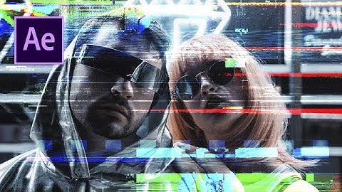 Cyberpunk Glitch Transition V3 After Effects Templates