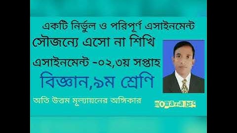 এসাইনমেন্ট -০২,৩য় সপ্তাহ, বিজ্ঞান-৯ম শ্রেণি(Assignment -02,3rd week,Science, class-9(স্লিভার,নাইলন)
