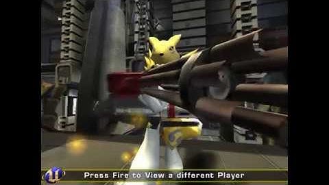 Unreal Tournament 2004: Pokemon vs Digimon - Pikachu vs Renamon