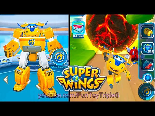 Super Wings : Jett Run #64 Donnie - Rocky MT - America - YouTube
