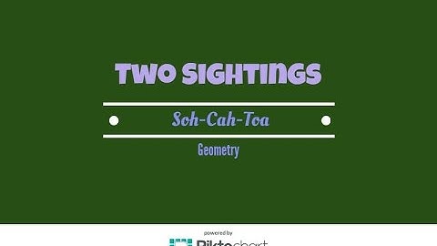 How to find the height of a building from two sightings