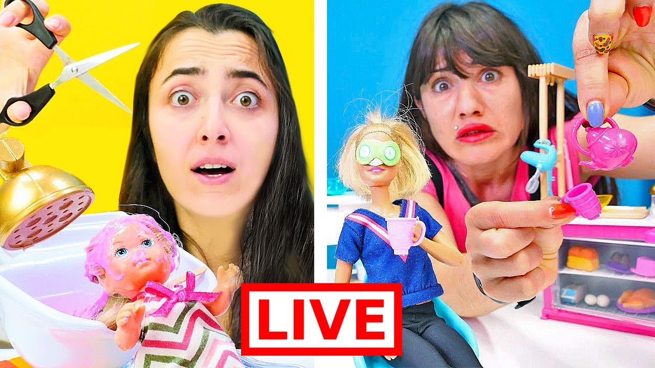 🔴Kuaför kafe - CANLI! Sevcan ve Ümit ile eğlenceli kız oyunları!