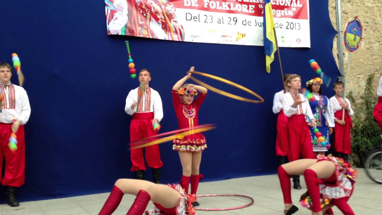 Russia School of Folk Circus at "Alegria" Folk Dance Festival, Calella