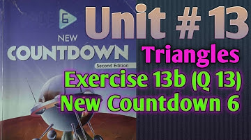 Countdown 6 Exercise 13b | Question # 13 | Oxford new countdown 6 second edition | Math class 6|