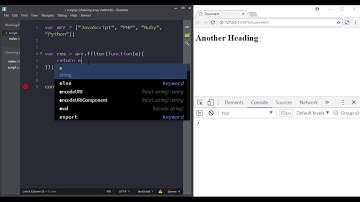 Chaining array methods in JavaScript