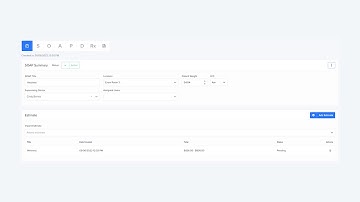 Veterinary practice management software robust SOAP-based workflow