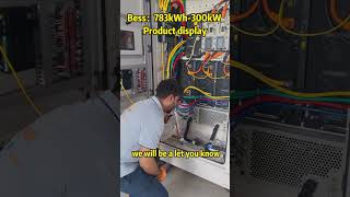 Wiring method for 783 kWh energy storage system #energystorage #batterypack#battery#inverter