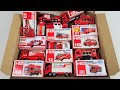 日本ミニカー『赤色トミカ』を箱に戻してみた！はたらくくるま☆ Kembalikan minicar Jepang "Red Tomica" ke dalam kotak! workcar