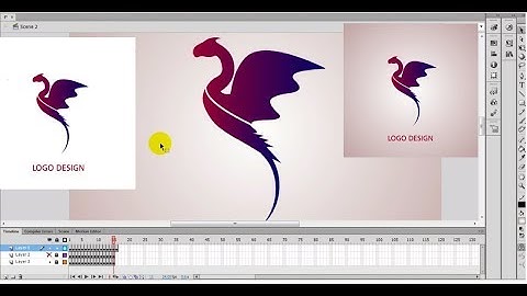 cara design logo dragon di adobe flash professional cs 6