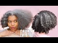 MY PERFECT CHUNKY TWIST OUT EVER! On Dry Hair - 💣 BOMB Definition & Volume // Samantha Pollack