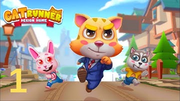 Cat Runner - Gameplay Walkthrough Part 1 (iOS, Android)