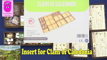 Clans of Caledonia insert/organizer from e-Raptor