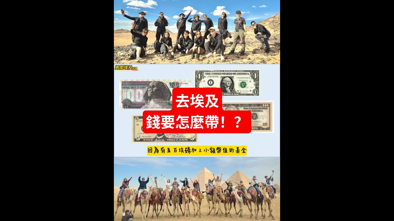 去埃及錢要怎麼帶?只帶美金真的可以嗎?美金又要怎麼帶呢? #埃及#埃及旅遊#埃及換錢- YouTube