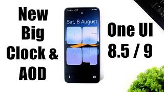 ACTIVATE ONE UI 8.5 BIG CLOCK | Install New Always On Display On Samsung Galaxy