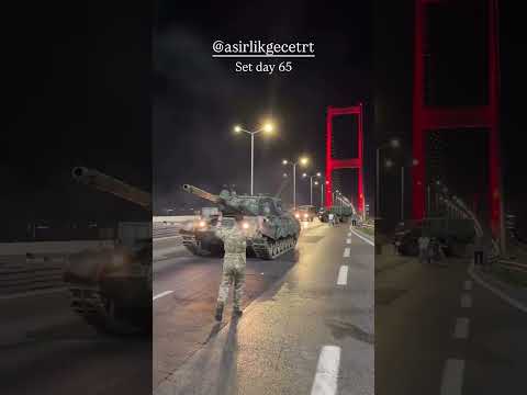 Tanklar köprüye getirildi